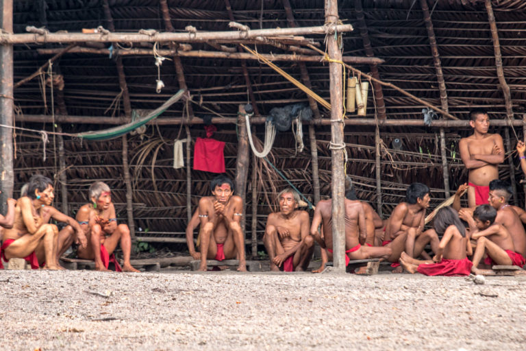 Part of a Yanomami community.