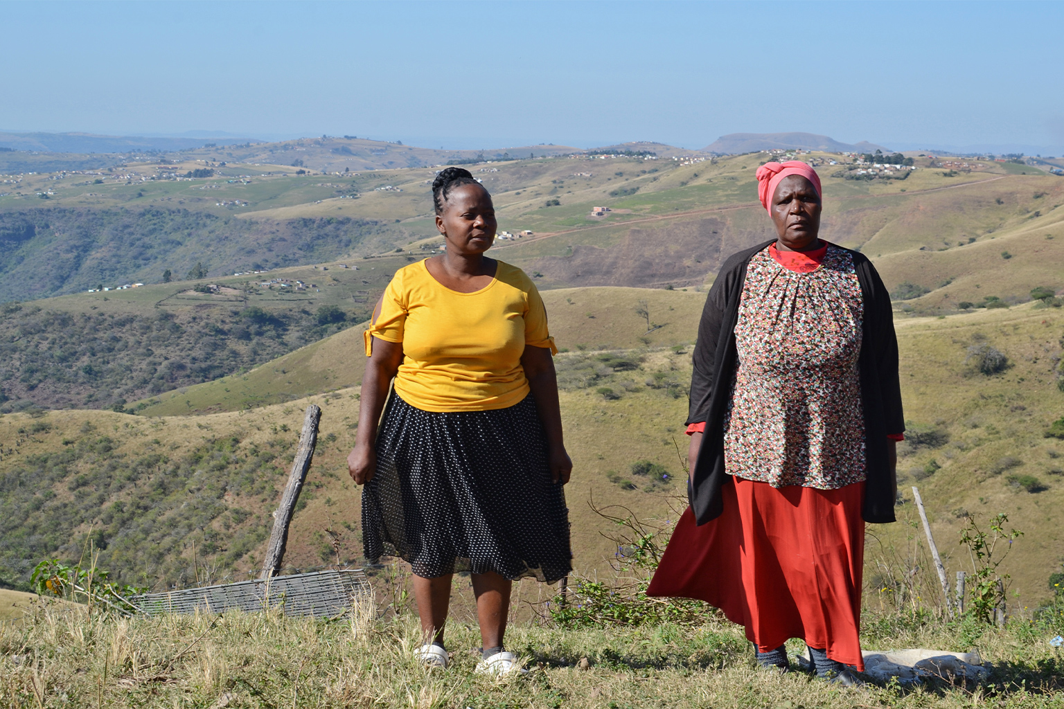 Ntombifuthi and Phumzile Dludla from Makhasaneni village