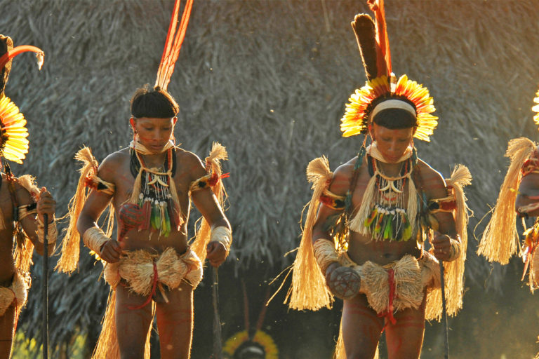 The Enawenê-Nawê Indigenous people.