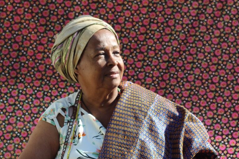 Maria Bernadete Pacífico was the leader of Pitanga of Palmares quilombo, located in Bahia state. Image courtesy of CONAQ.