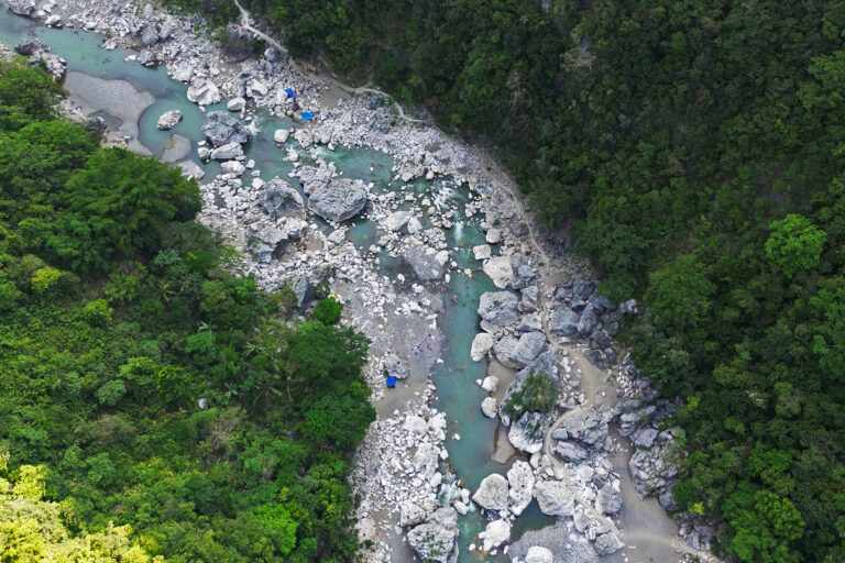 Aerial image of Tinipak River.